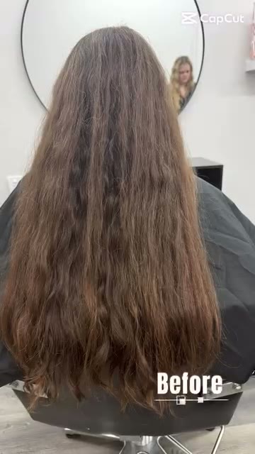 Fresh cut and blow-dry finish